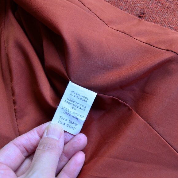 Theory Wool Double Breasted Blazer Size 2 - Picture 10 of 16